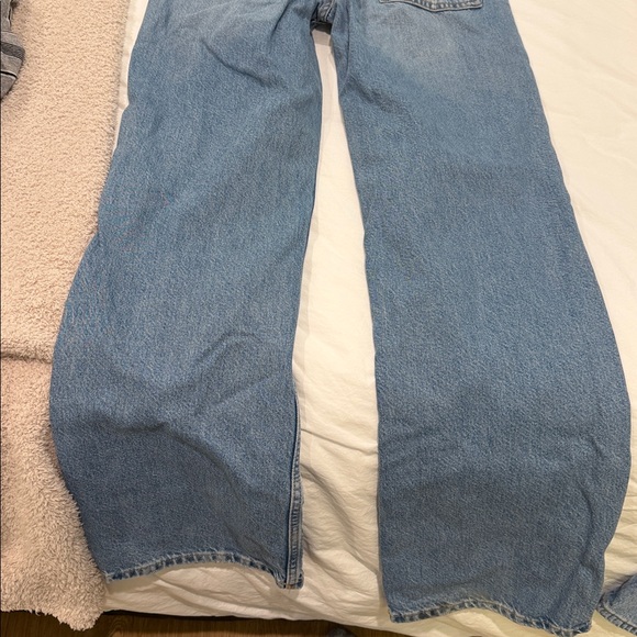 Zara Blue Jeans with Silver and White Accents - Picture 5 of 5